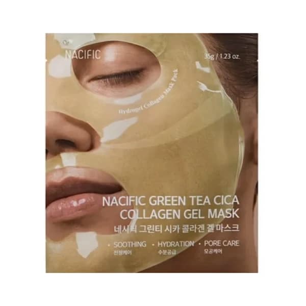 Nacific Green Tea Cica Collagen Gel Mask - 35gm