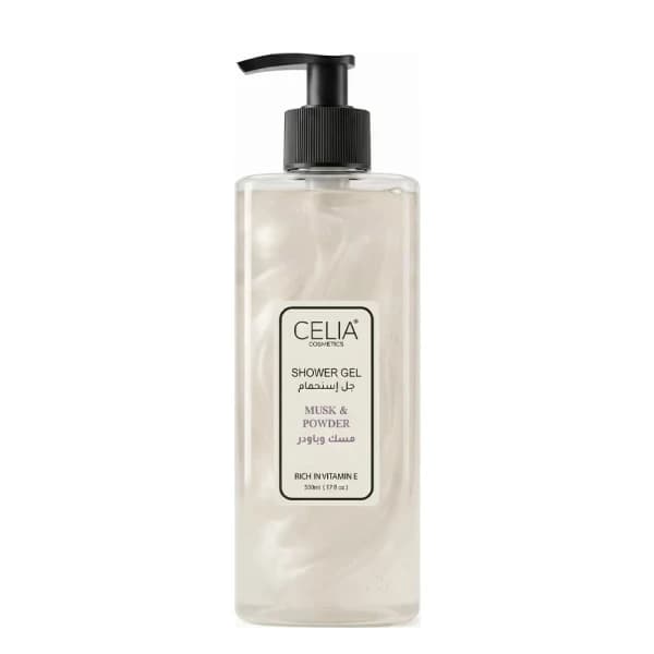 Celia Musk & Powder Shower Gel - 500 ml
